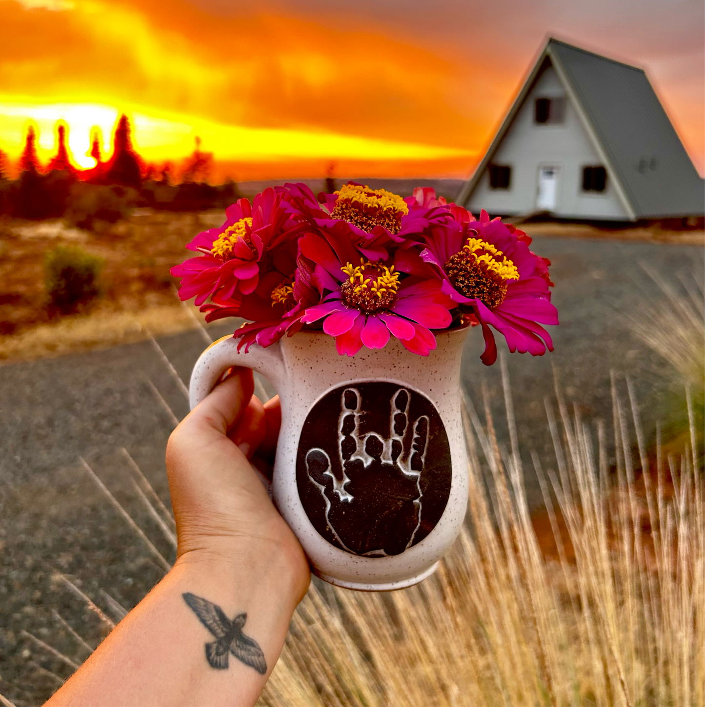 Jerry Garcia Handprint Mug PRESALE