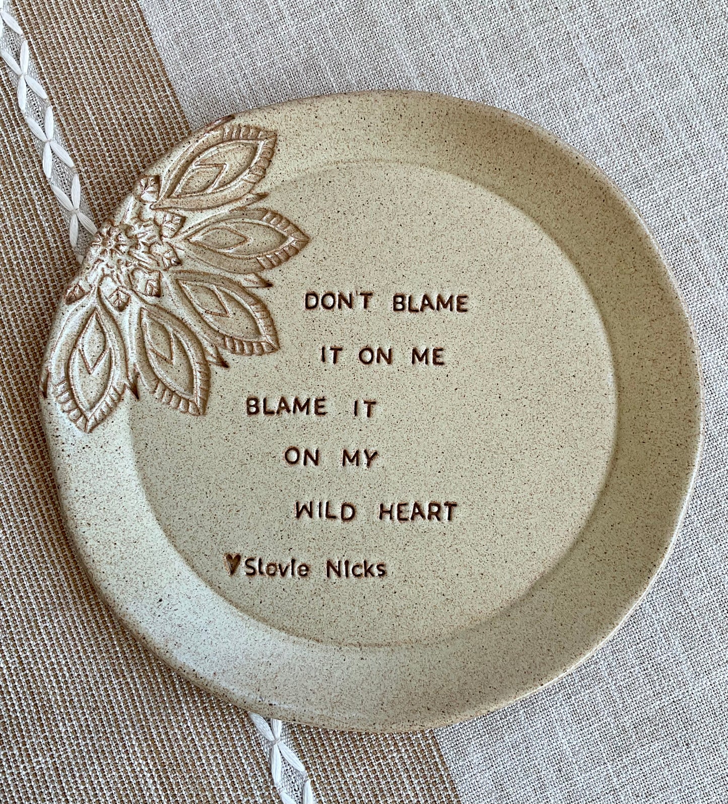 Wild Heart Plate